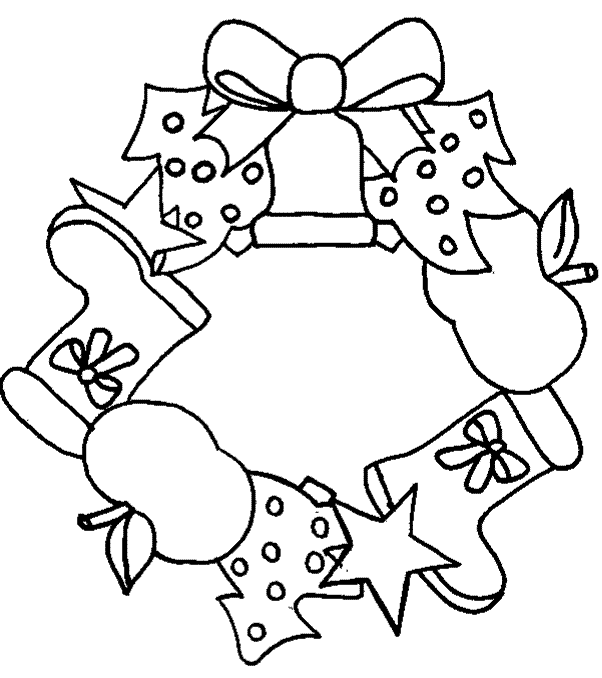 Disegni Di Natale Ghirlande.Disegni Di Natale Per Bambini