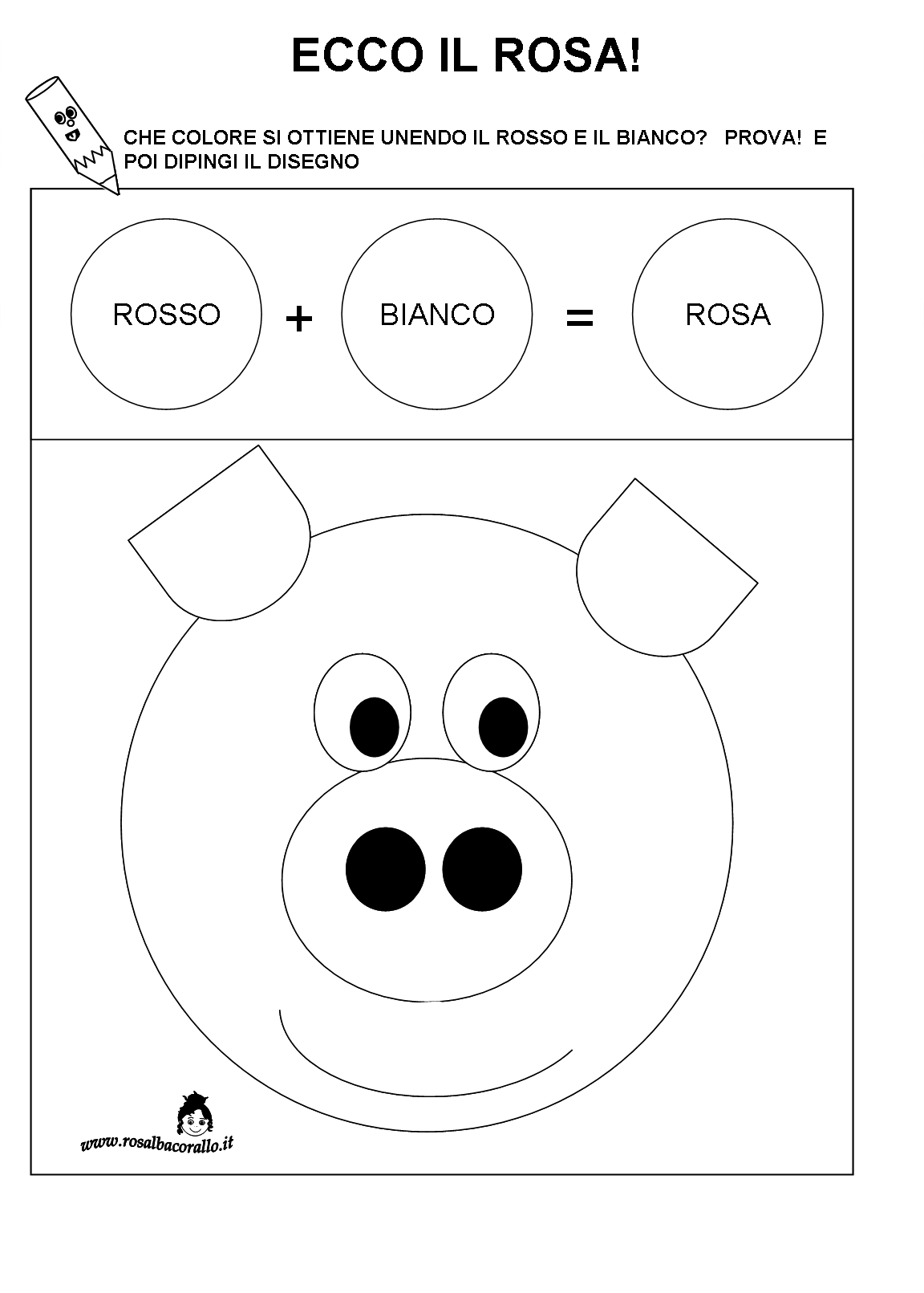 Colori Primari E Secondari Schede Classe Prima